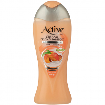 شامپو بدن Peach & Almond اکتیو 400 گرمی